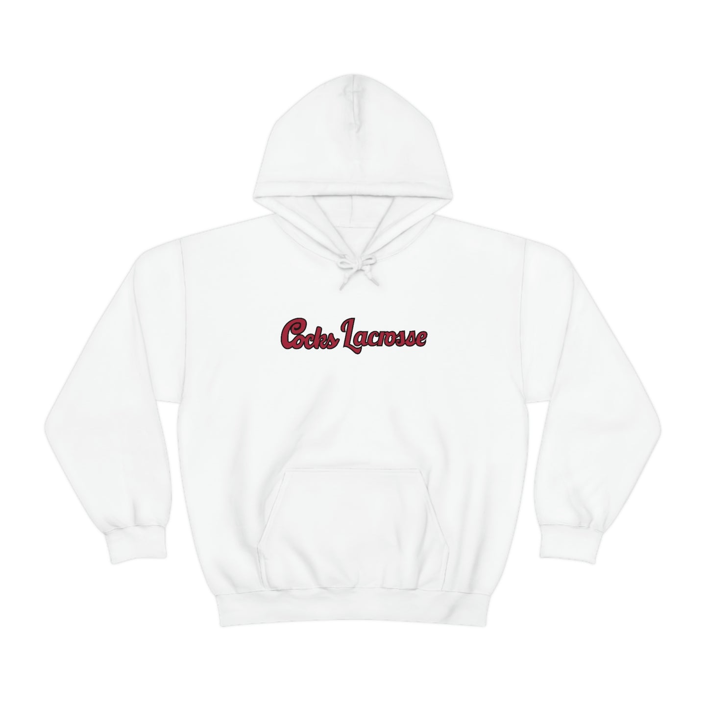 Adult Gamecocks Lacrosse Gildan Heavy Blend Hoodie