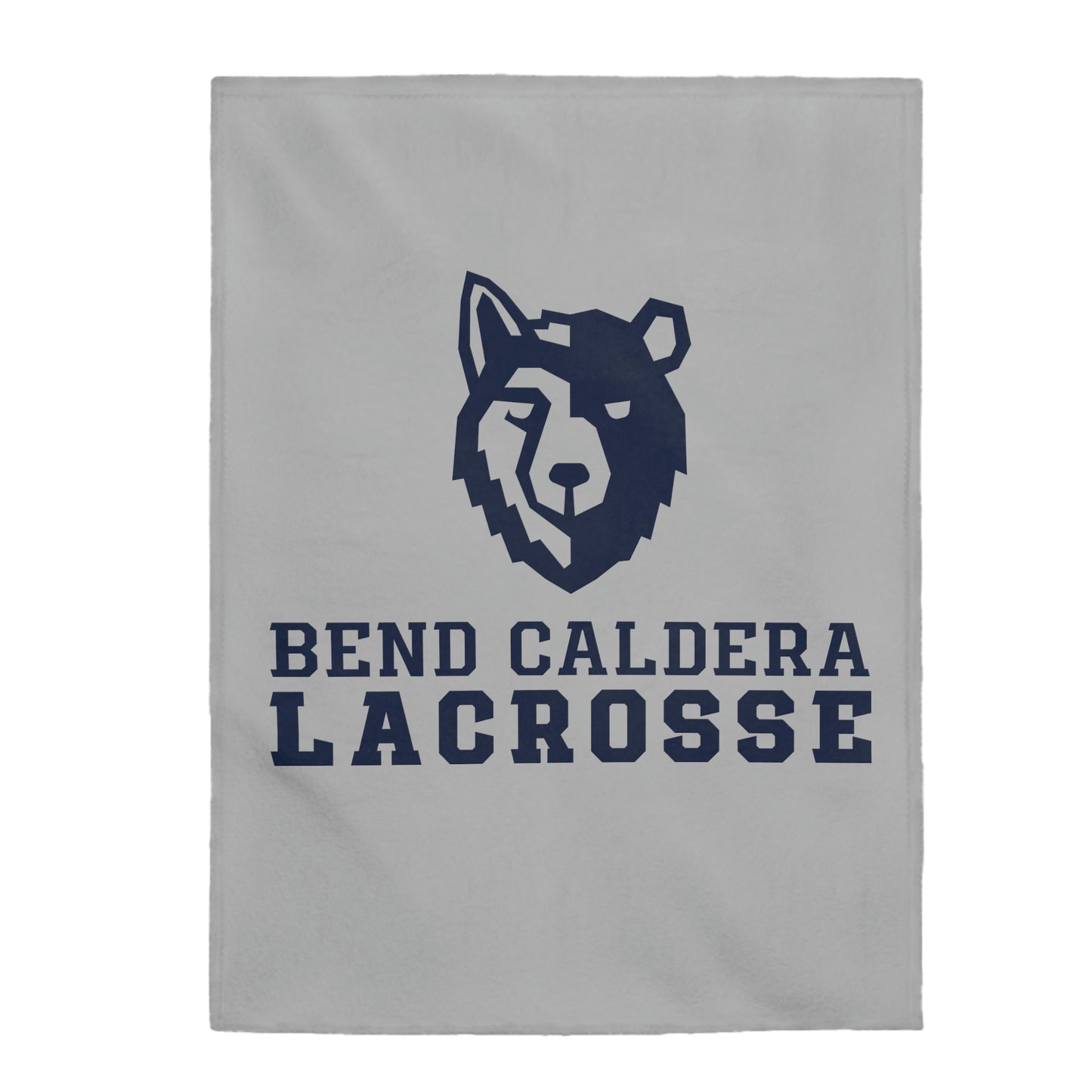 Bend Caldera Lacrosse Velveteen Plush Blanket