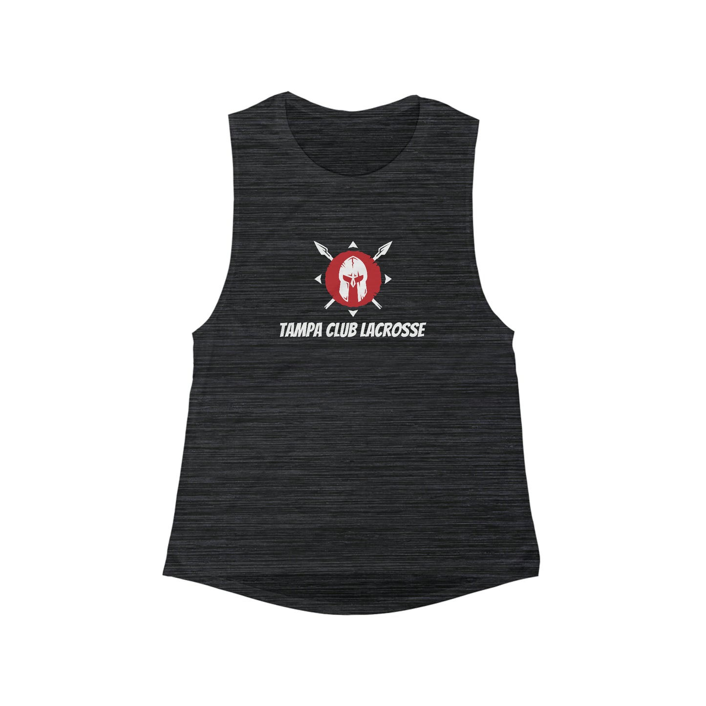 Women's Tampa Club Lacrosse Bella + Canvas Flowy Scoop Muscle Tank