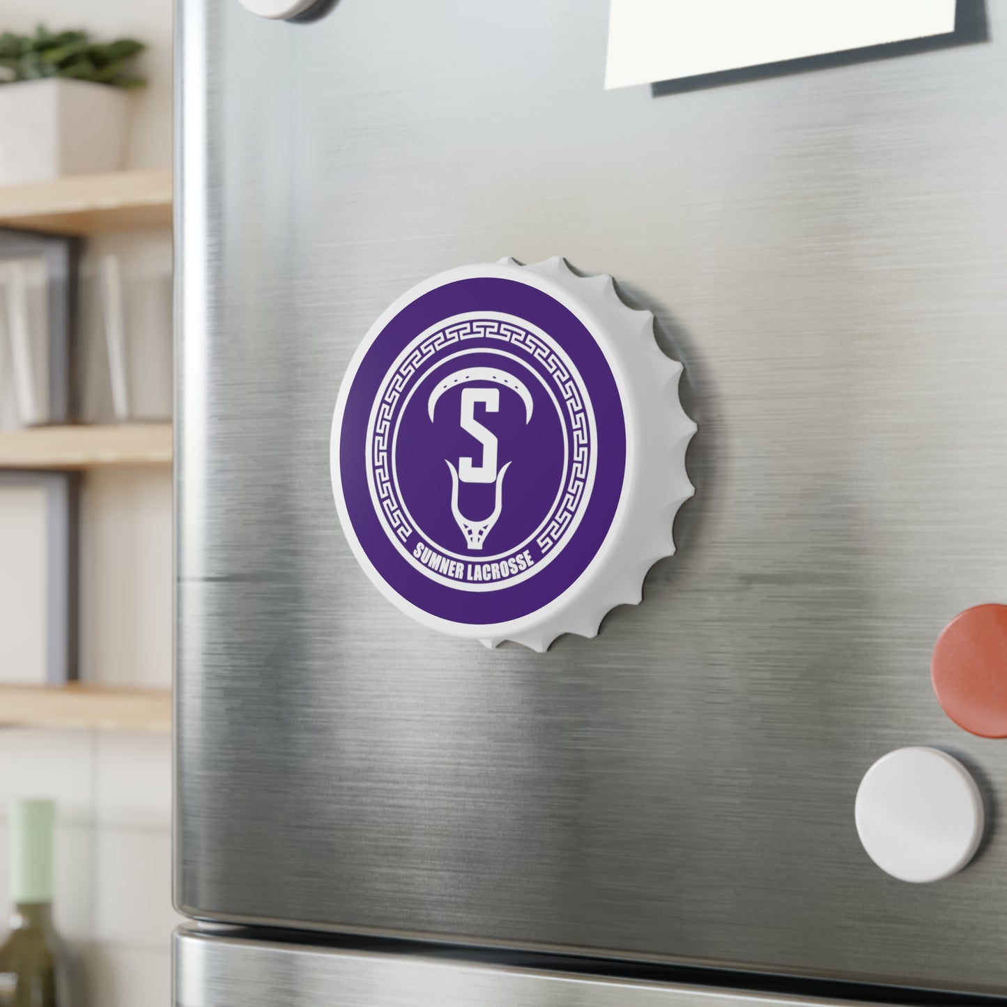 Sumner Spartans Lacrosse Bottle Opener