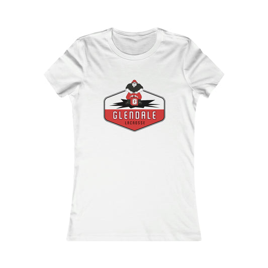 Women's Glendale HS Lacrosse Bella + Canvas Short Sleeve Cotton Tee