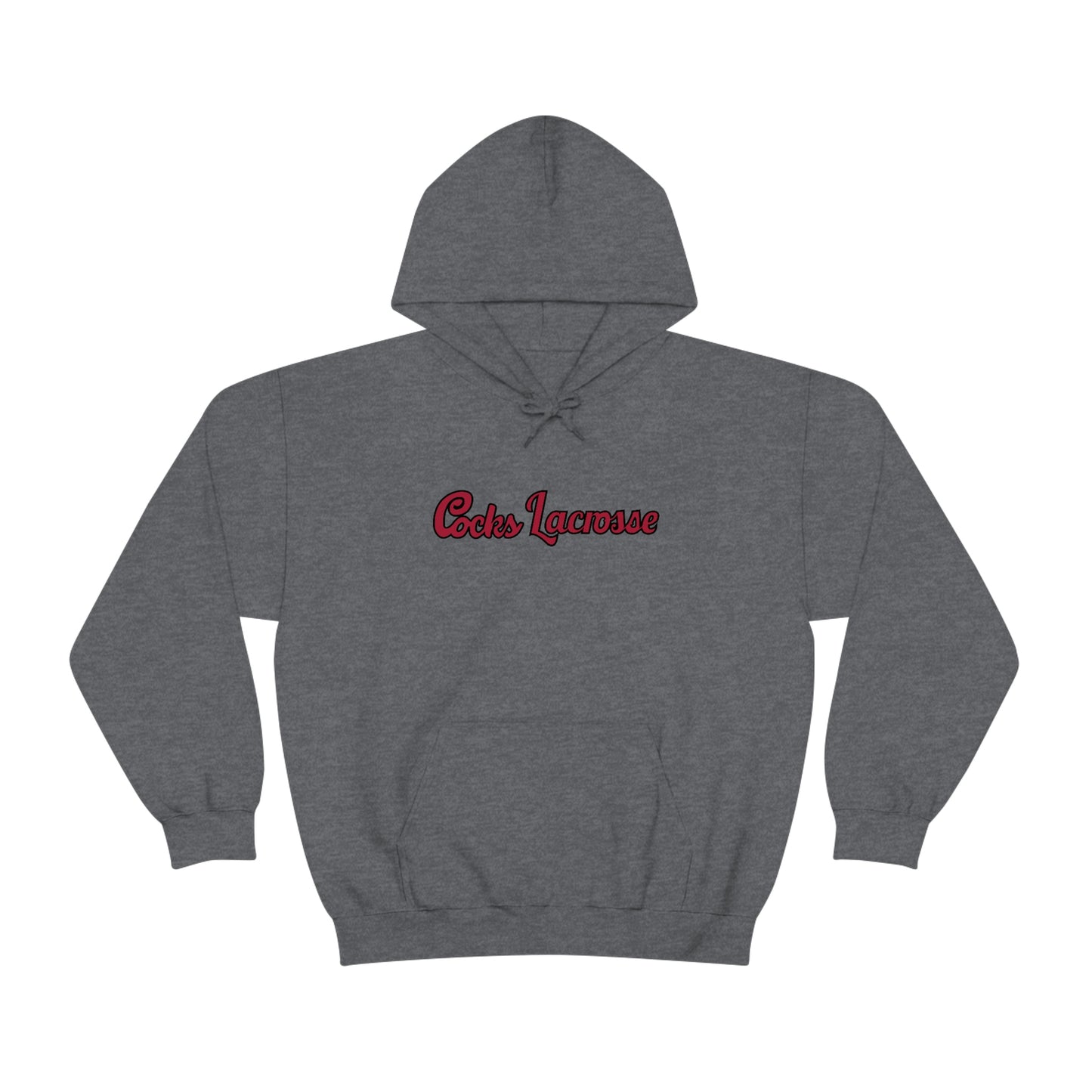 Adult Gamecocks Lacrosse Gildan Heavy Blend Hoodie