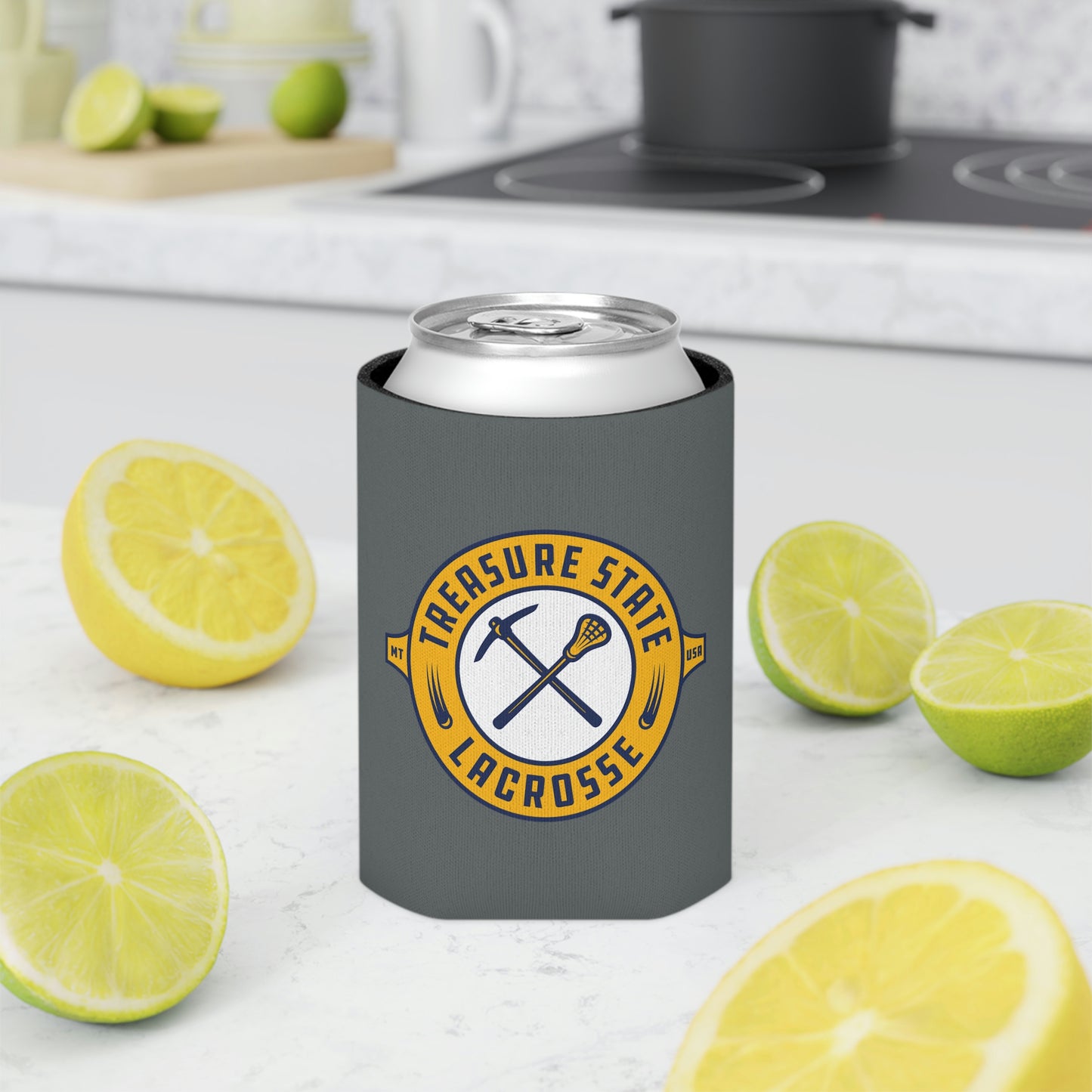 Treasure State Lacrosse Can Cooler 3-pack