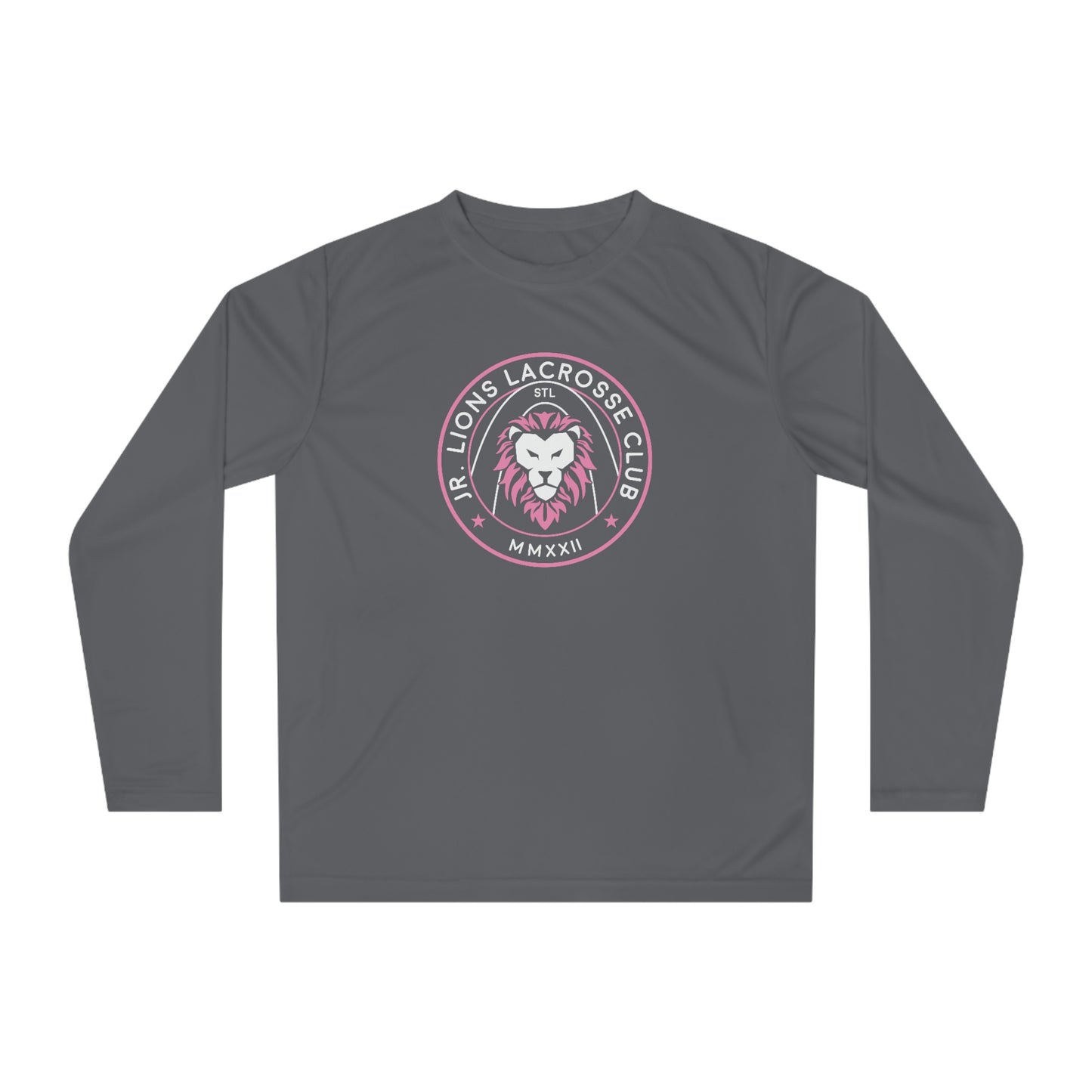 Adult Jr. Lions Lacrosse 365 Performance Long Sleeve Shirt