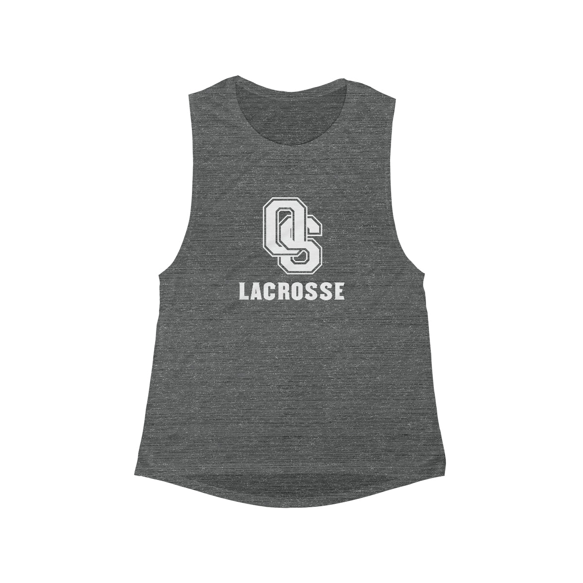 Women's Old Saybrook Lacrosse Bella + Canvas Flowy Scoop Muscle Tank