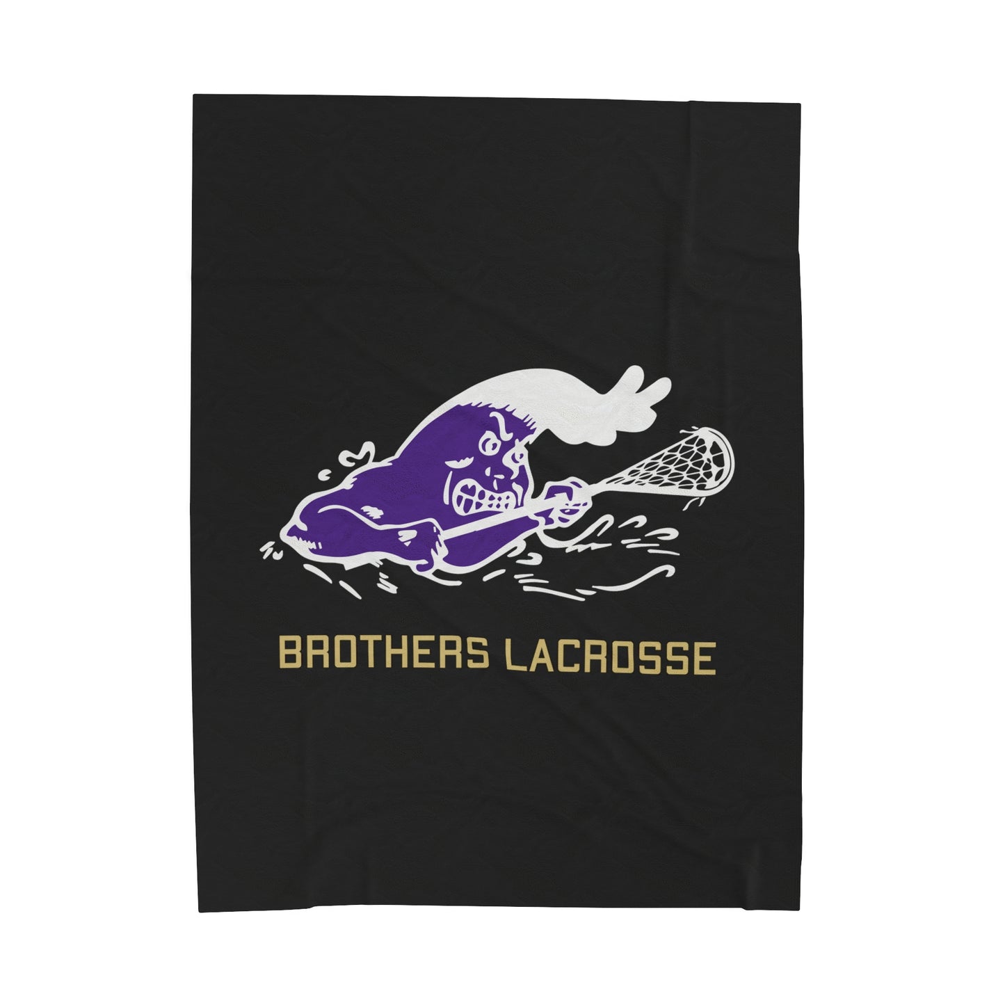 CBHS Lacrosse Wave Velveteen Plush Blanket
