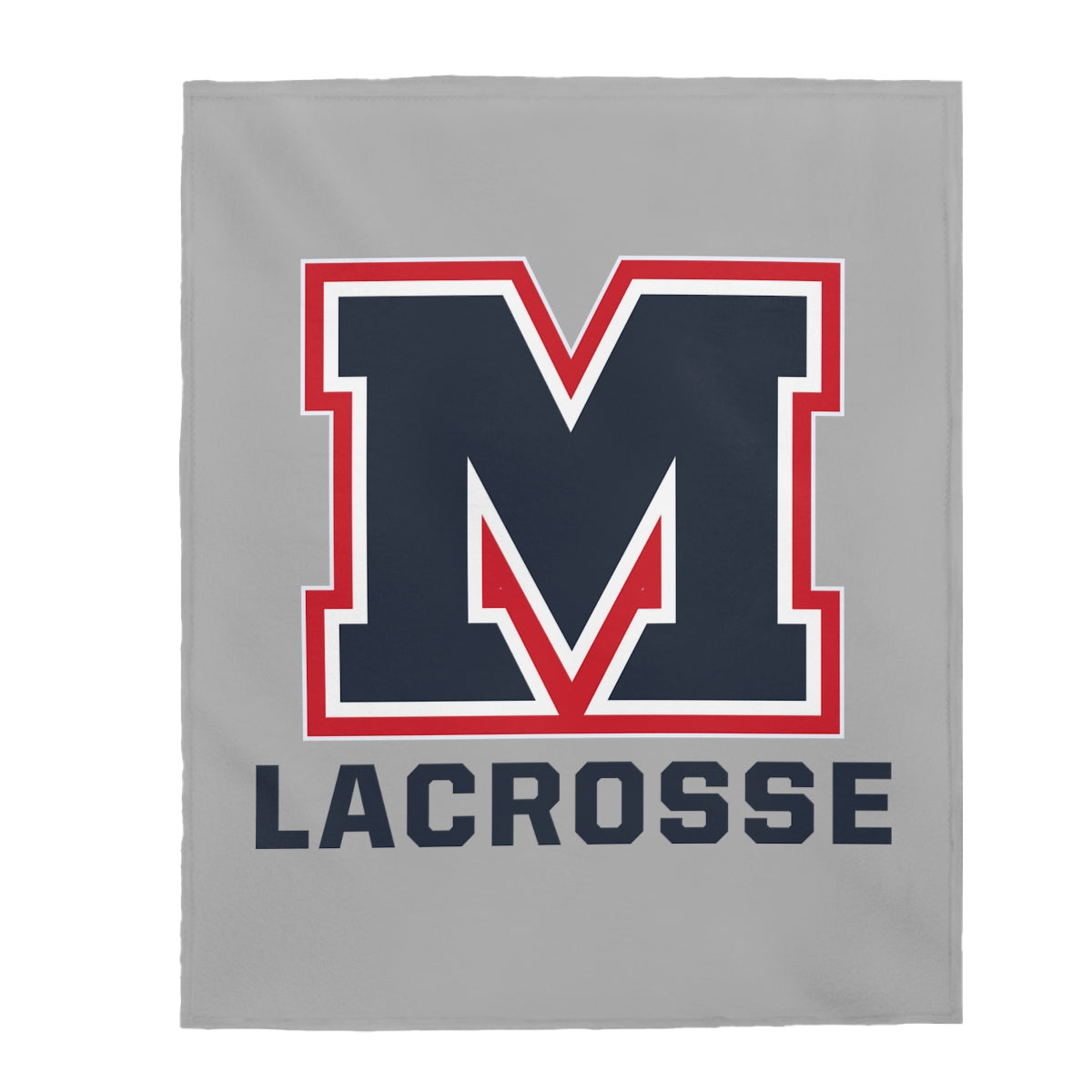 BMHS Lacrosse Velveteen Plush Blanket