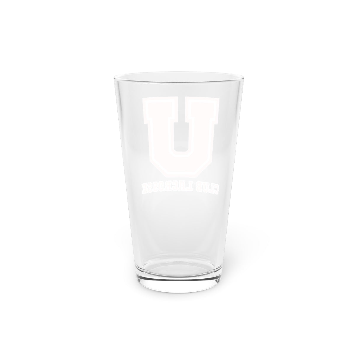 Union Club Lacrosse Pint Glass