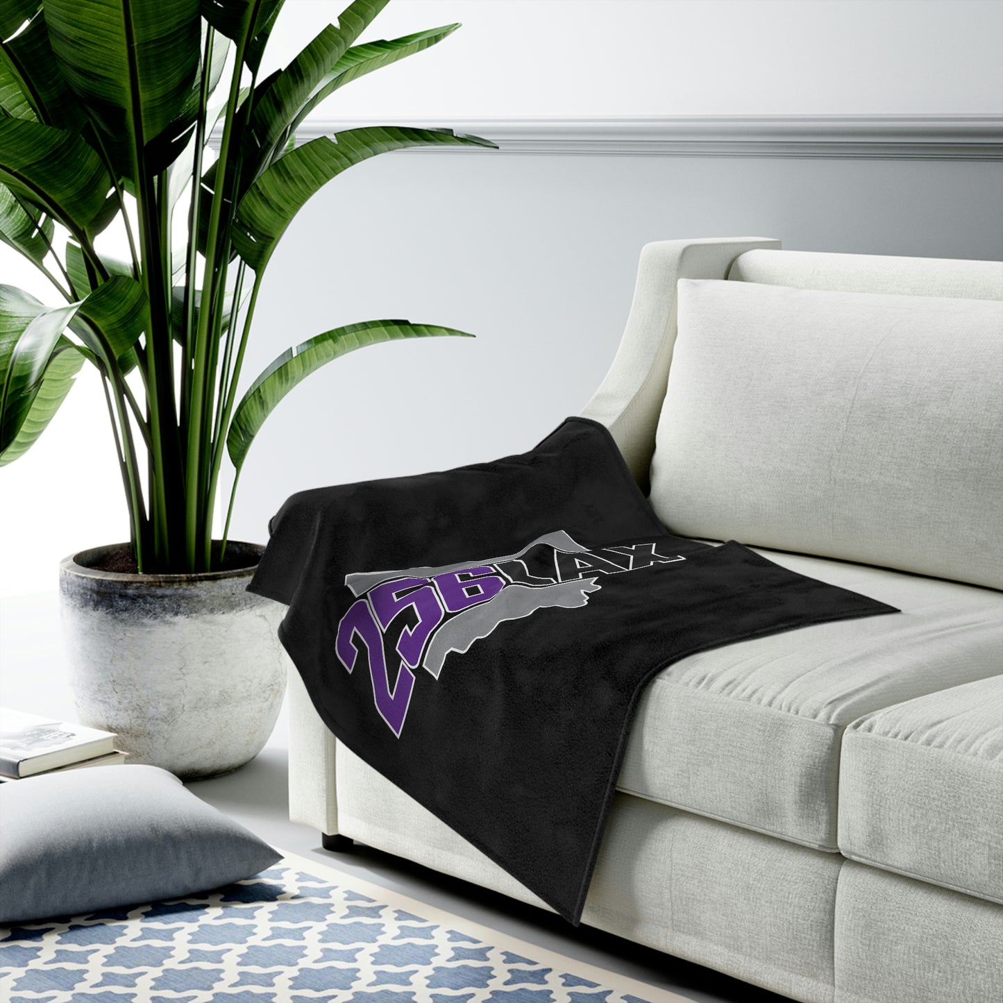 256 LAX Velveteen Plush Blanket