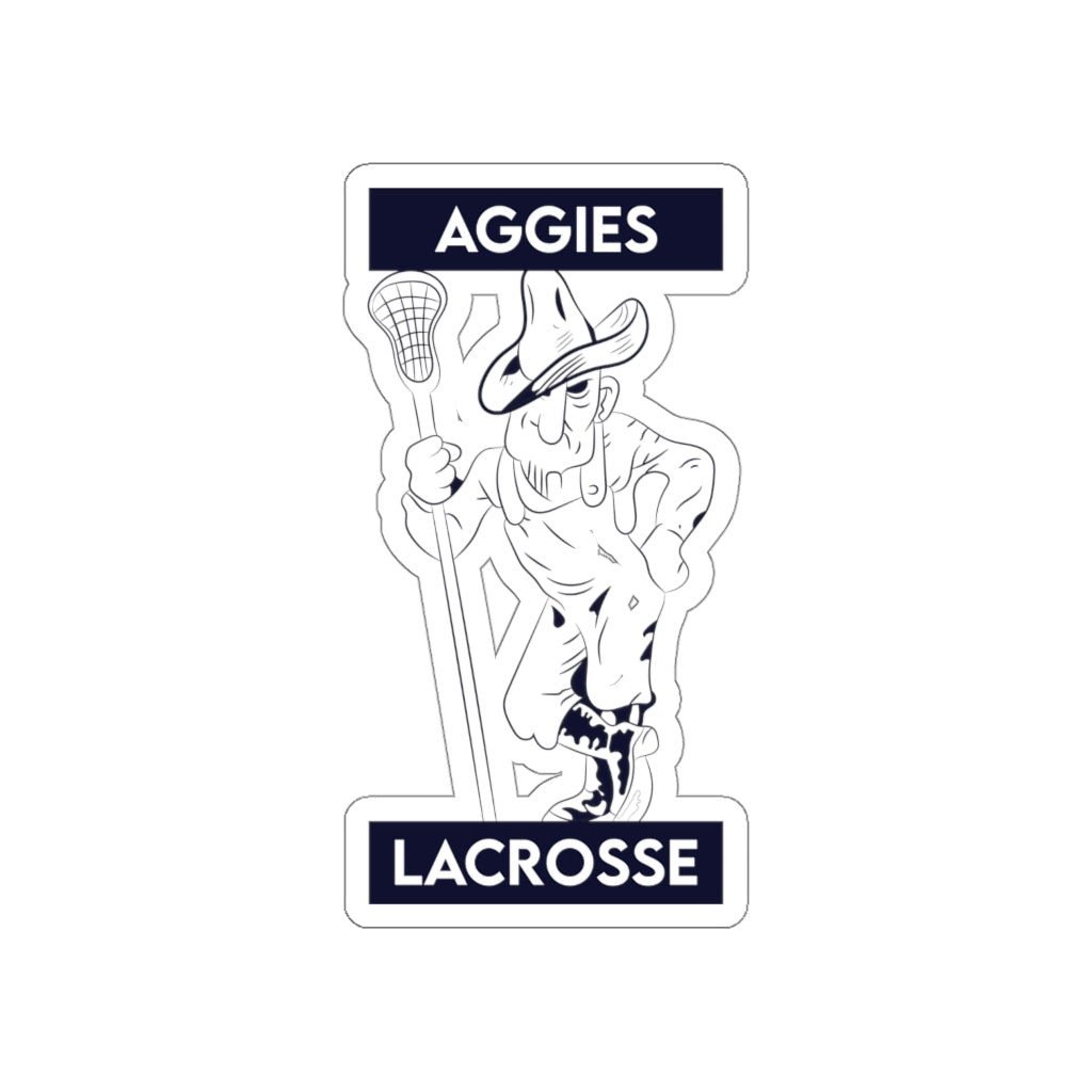 Aggies Lacrosse Die-Cut Sticker