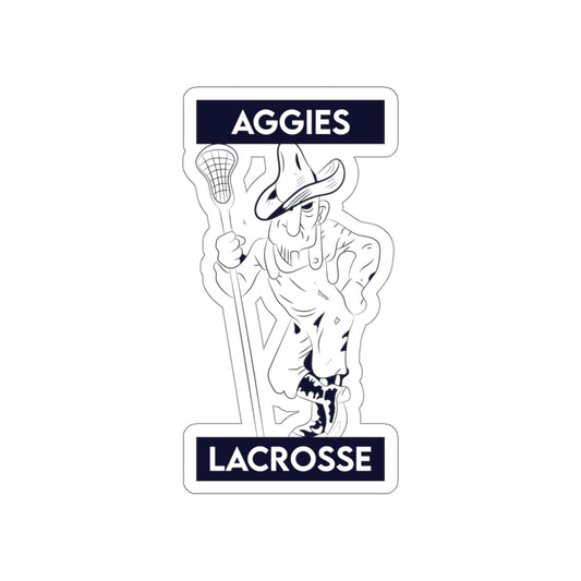 Aggies Lacrosse Die-Cut Sticker