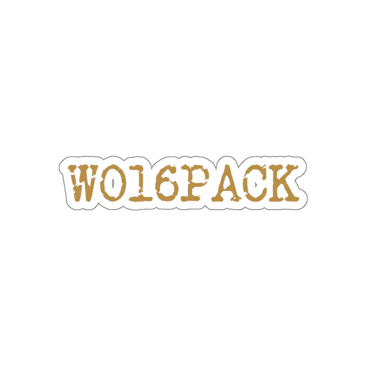 Wo16pack Die-Cut Stickers