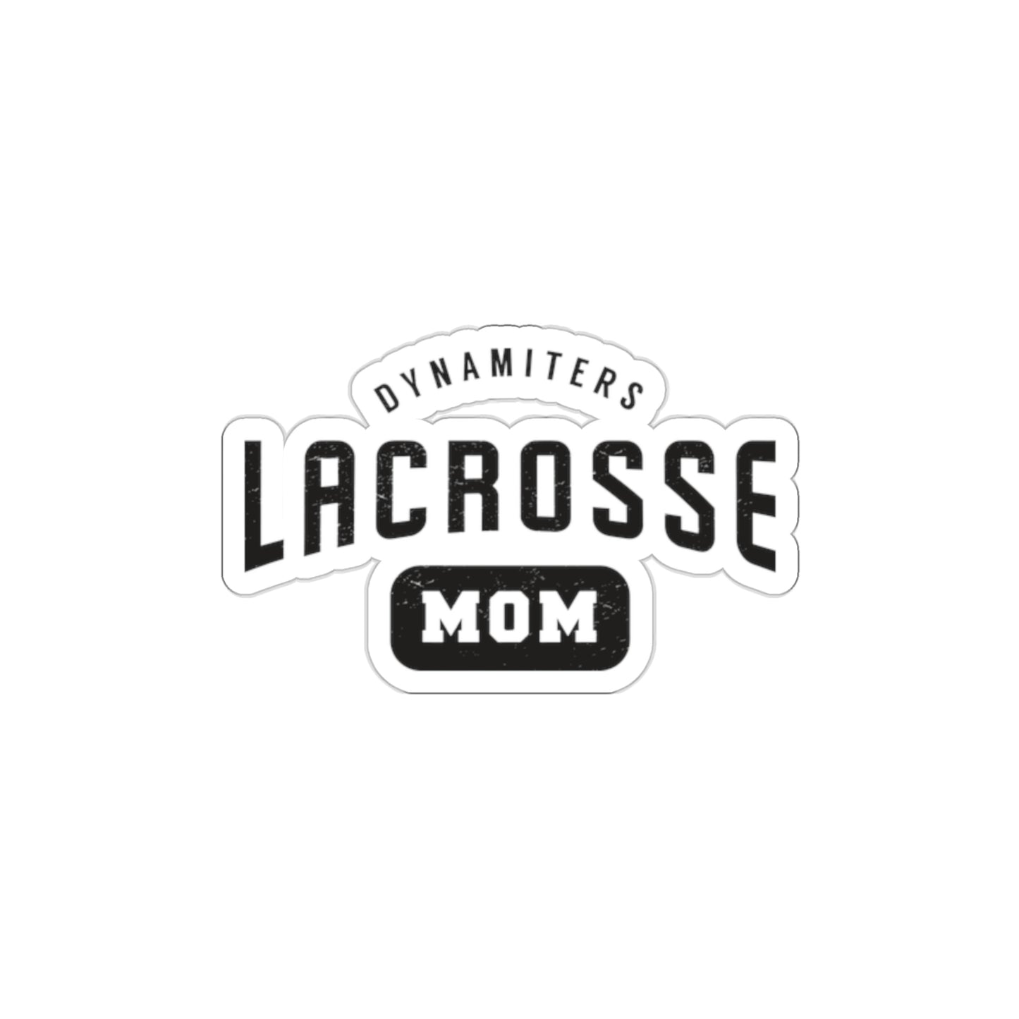 Glendale HS Lacrosse Die-Cut Stickers - Mom