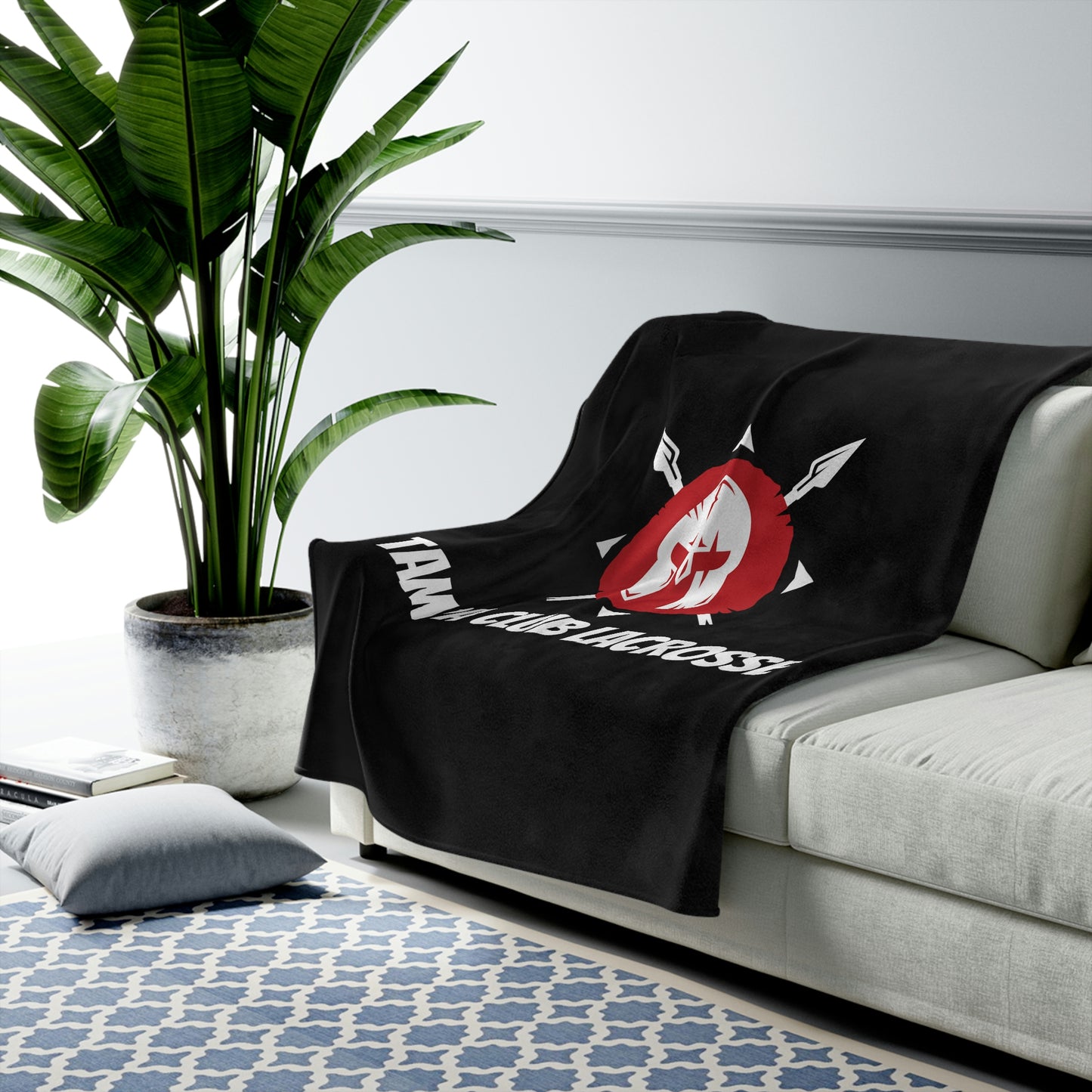 Tampa Club Lacrosse Velveteen Plush Blanket