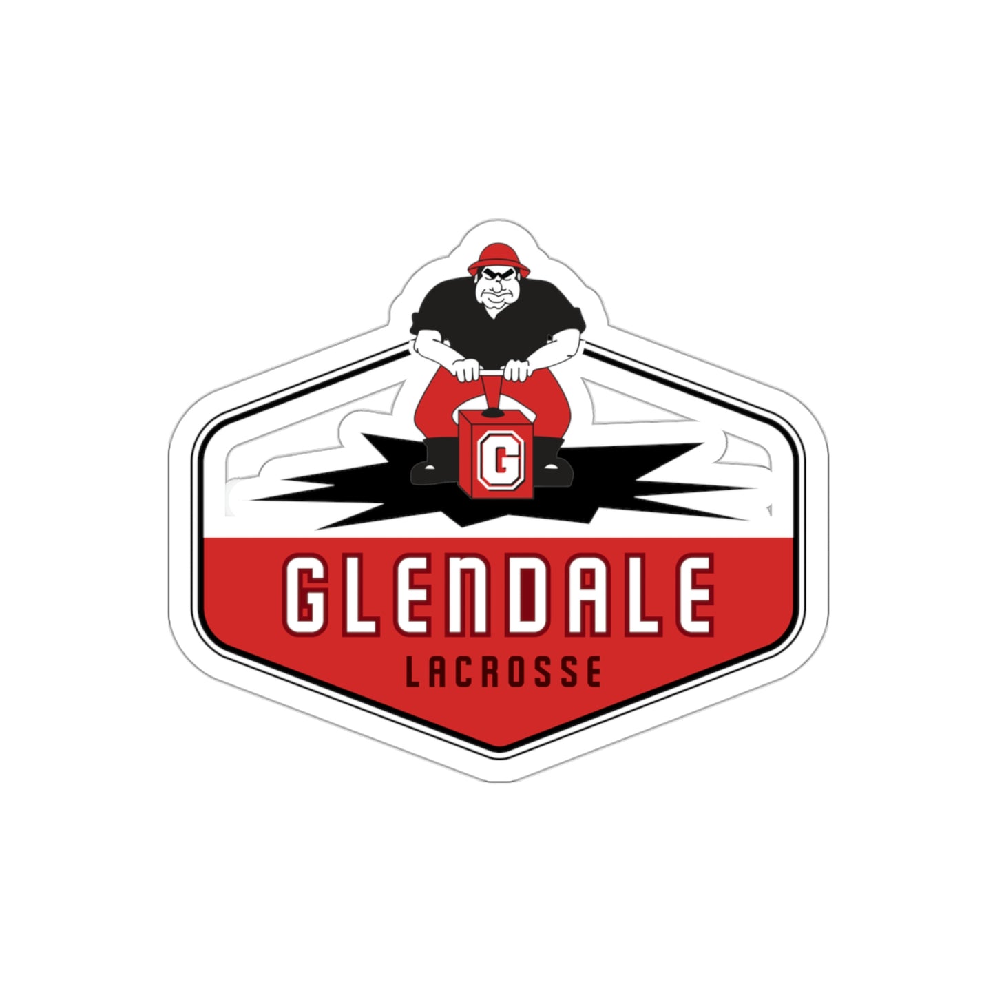 Glendale HS Lacrosse Die-Cut Stickers