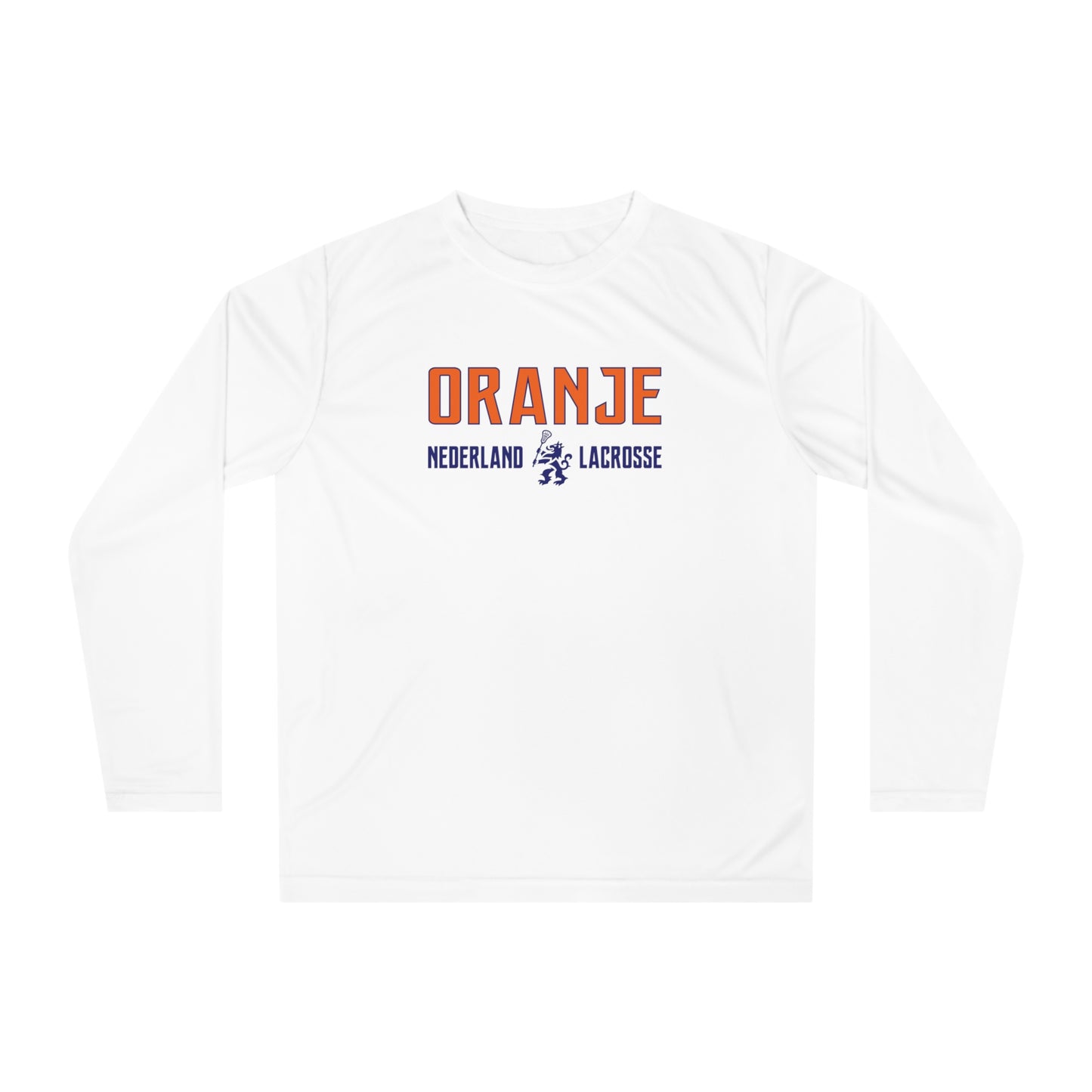Adult Netherlands Lacrosse Team 365 Performance Long Sleeve
