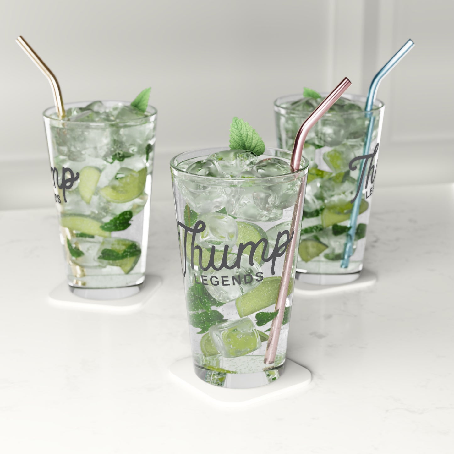 Thump Legends Pint Glass