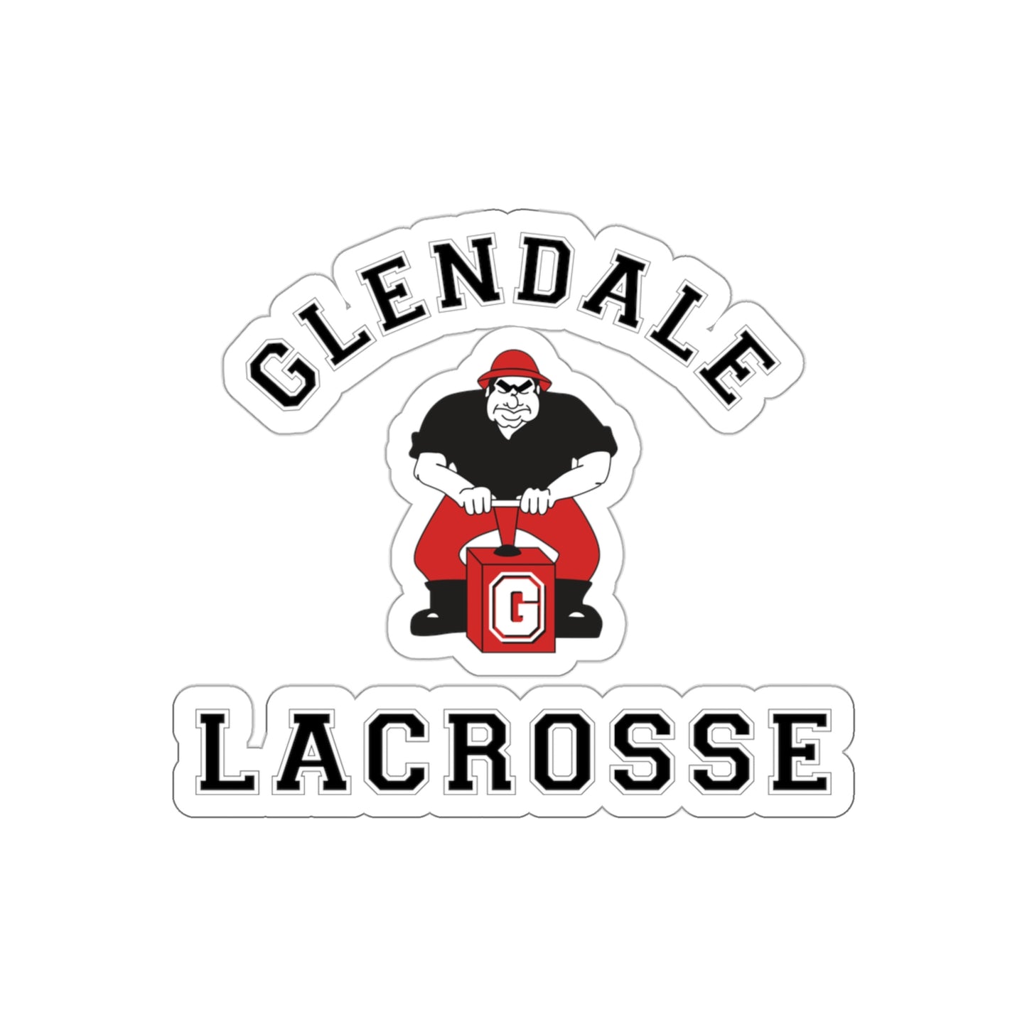 Glendale HS Lacrosse Die-Cut Stickers