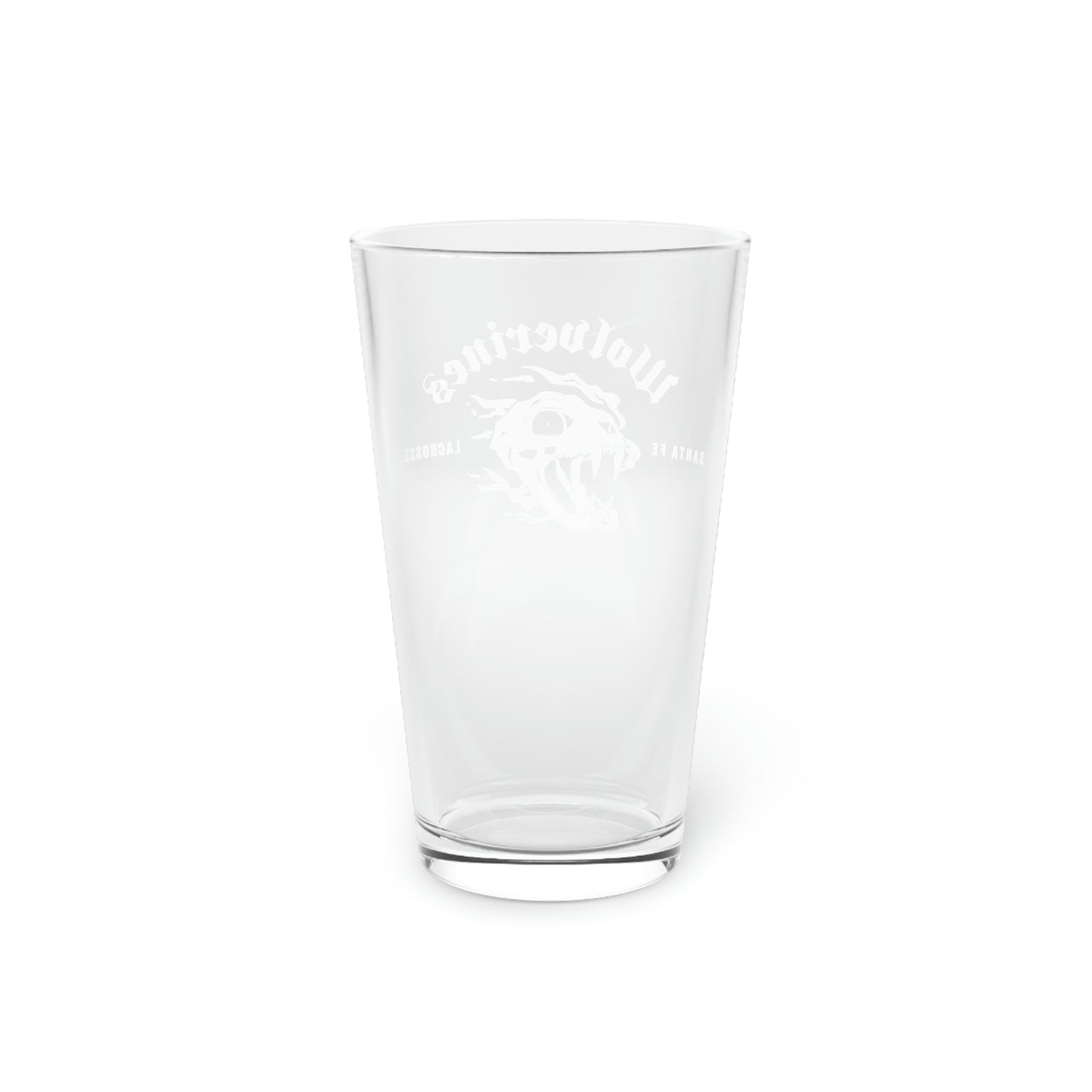 Santa Fe Lacrosse Pint Glass - 16oz