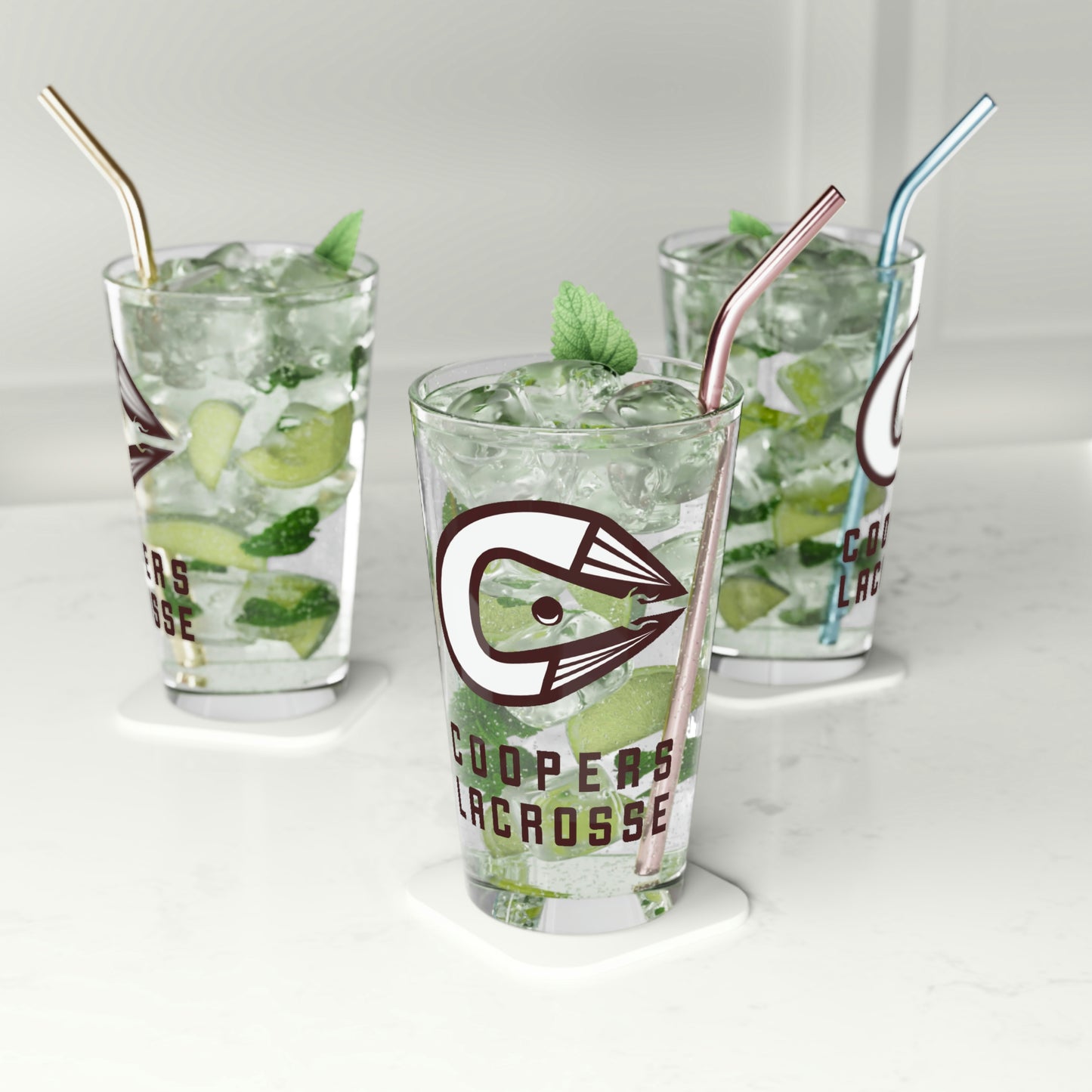 Coopers Lacrosse Pint Glass