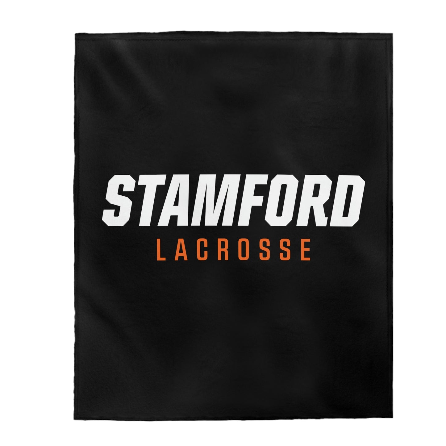 Stamford Lacrosse Velveteen Plush Blanket