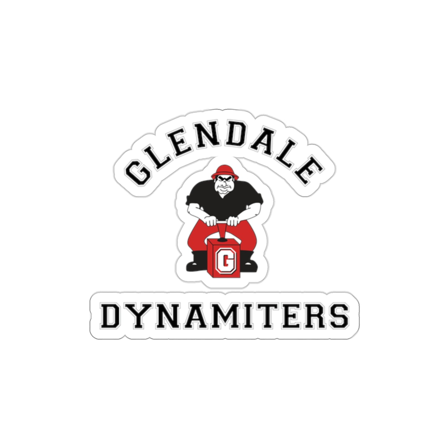 Glendale HS Lacrosse Die-Cut Stickers