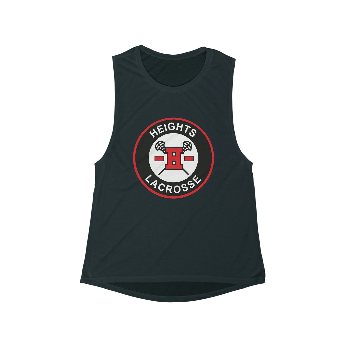 Women's IGH Lax Bella + Canvas Flowy Scoop Muscle Tank