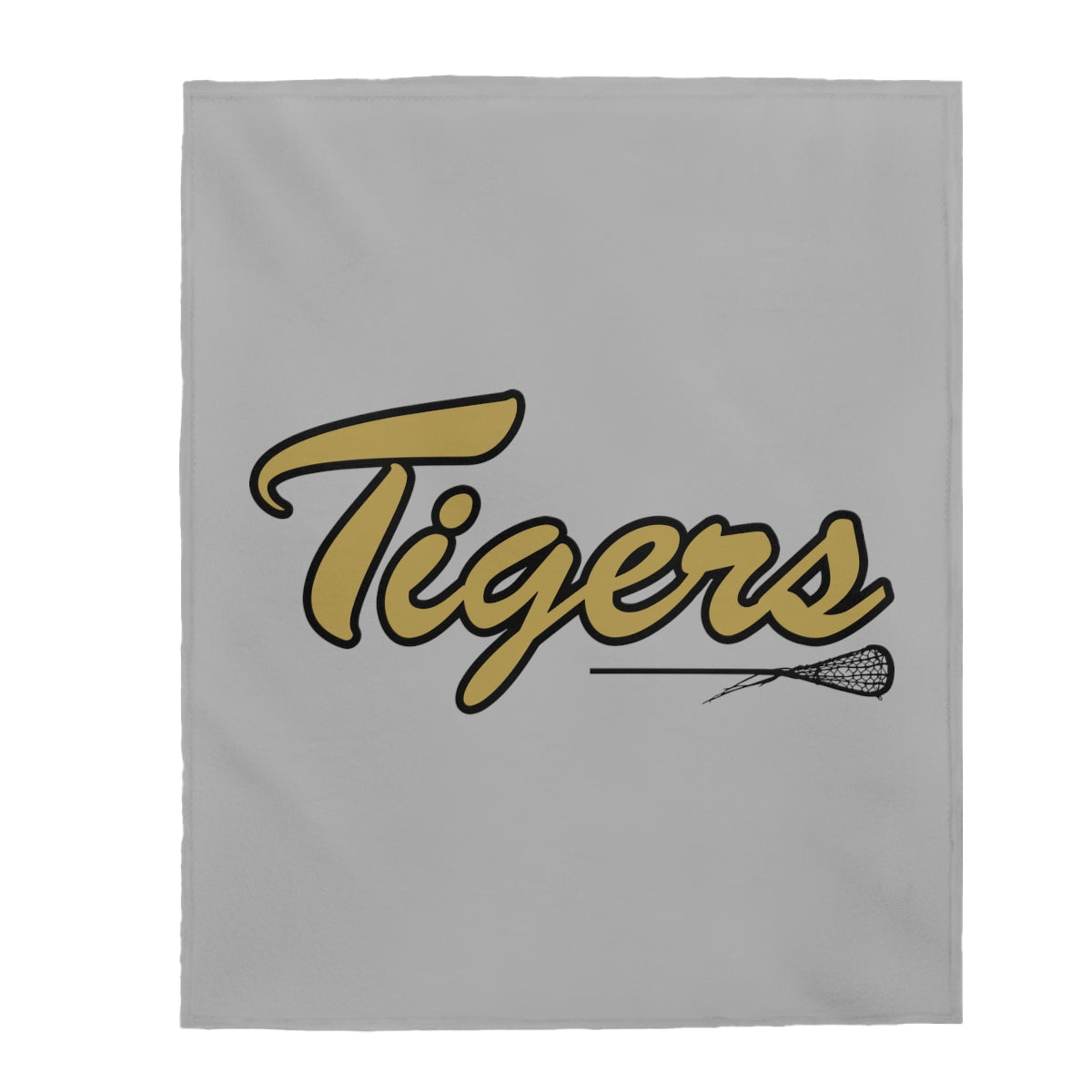 Drip Tigers Lacrosse Velveteen Plush Blanket
