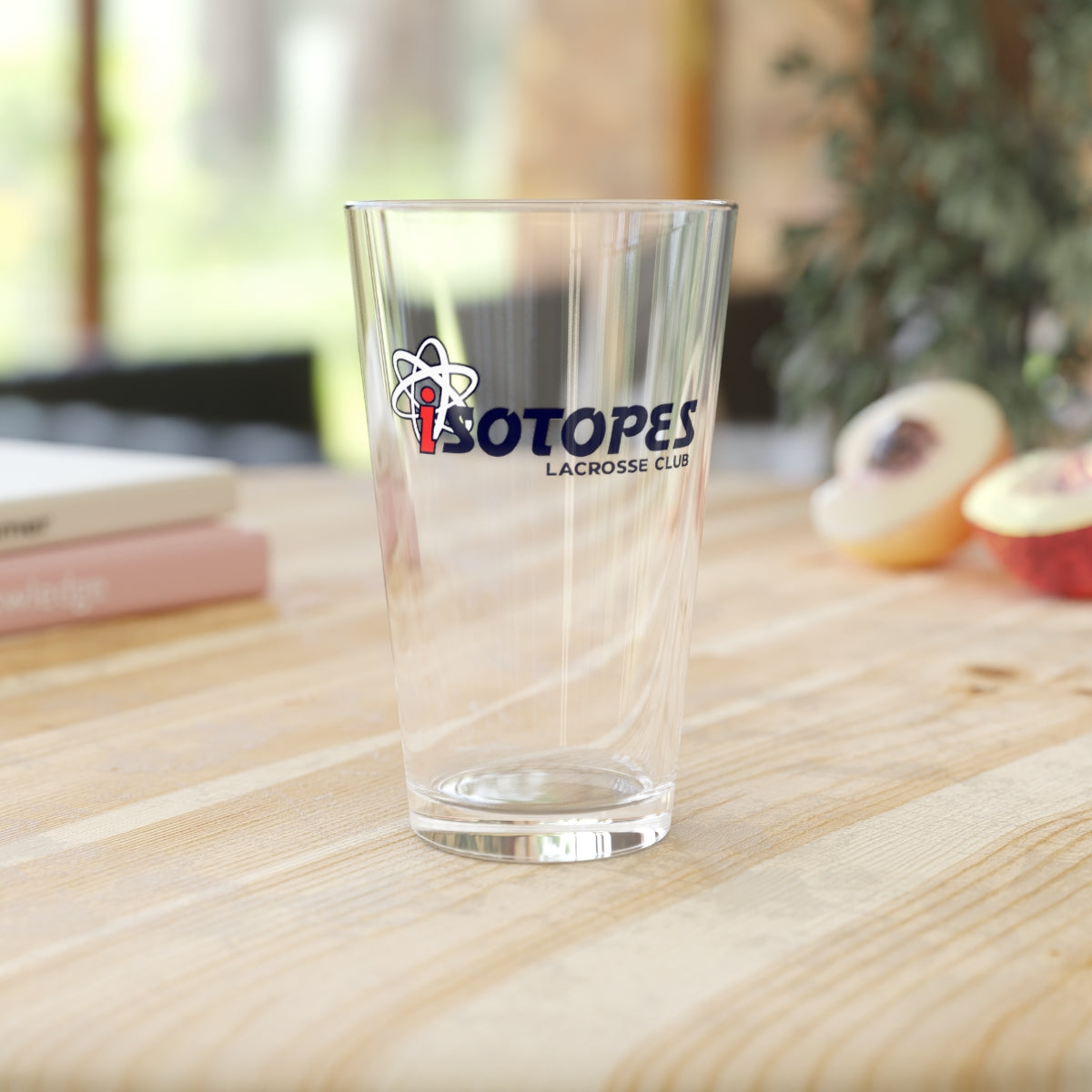 Isotopes Lacrosse Pint Glass