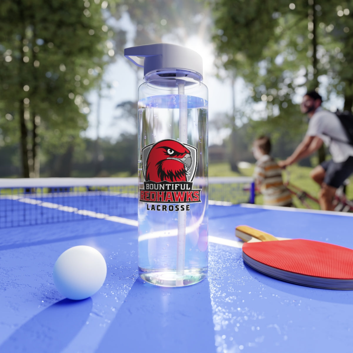 Bountiful Lacrosse Tritan Water Bottle