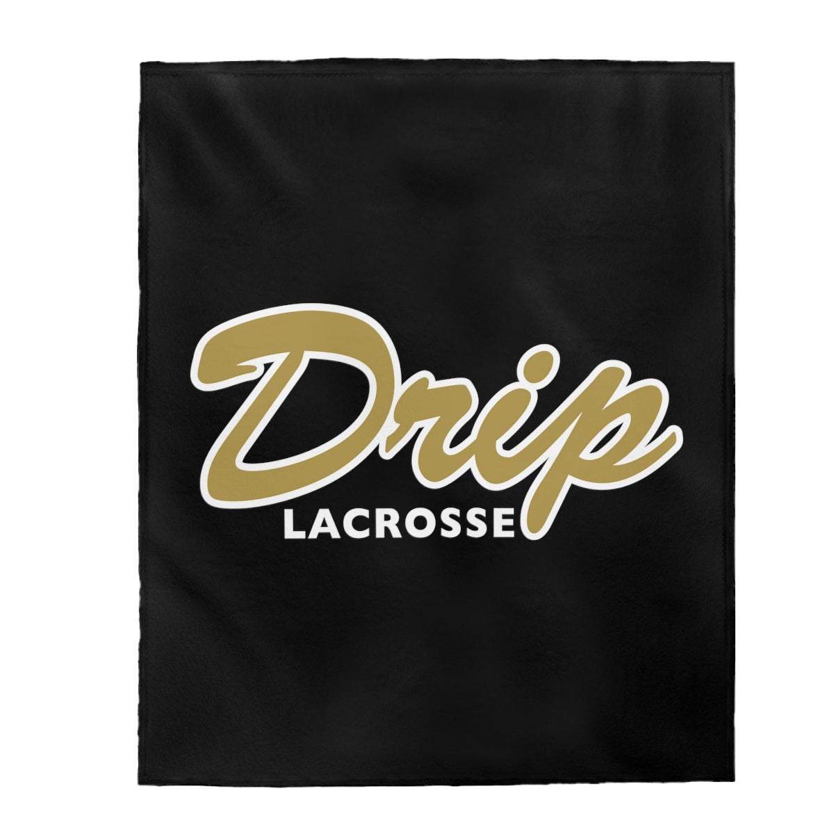Drip Lacrosse Velveteen Plush Blanket