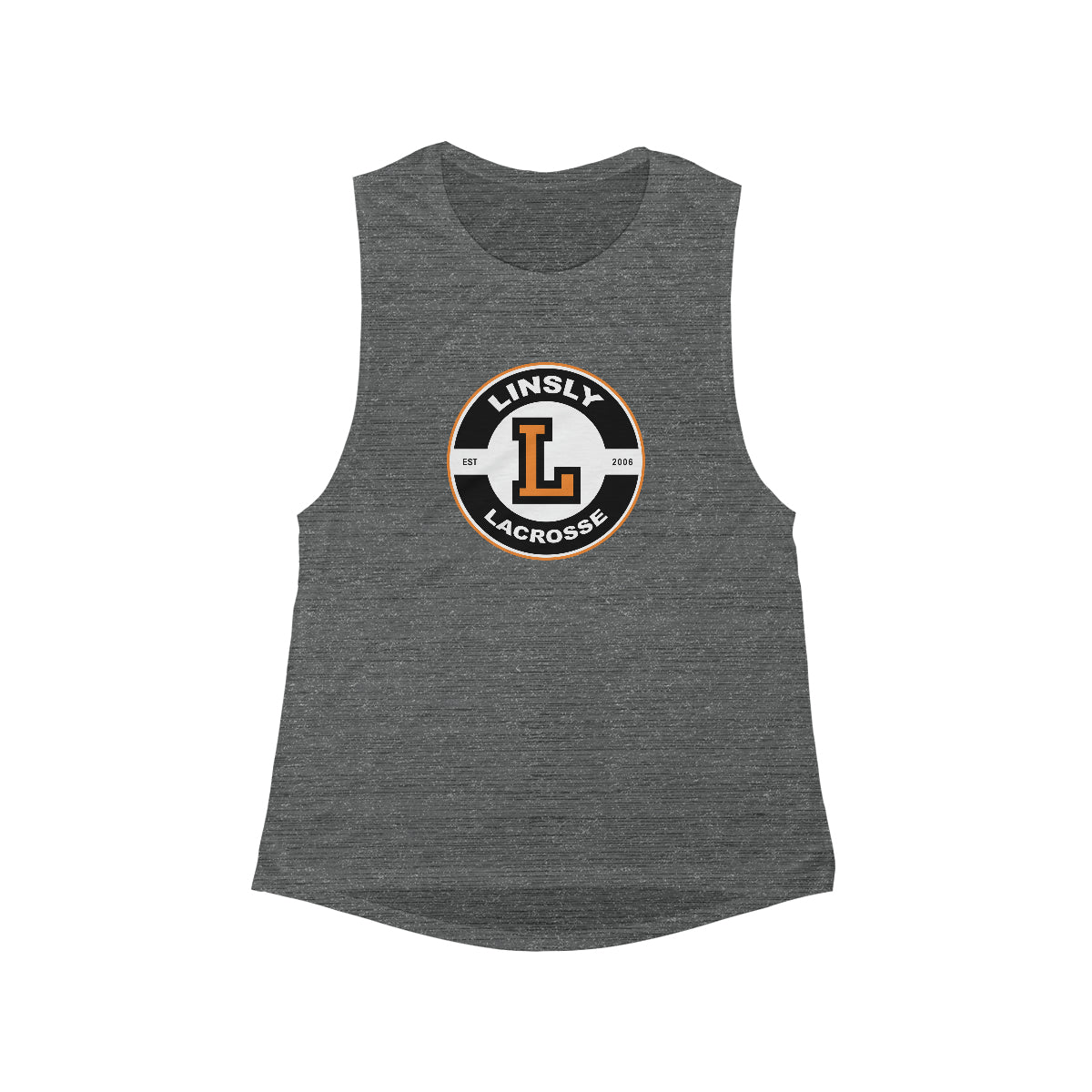 Women's Linsly Lacrosse Bella + Canvas Flowy Scoop Muscle Tank