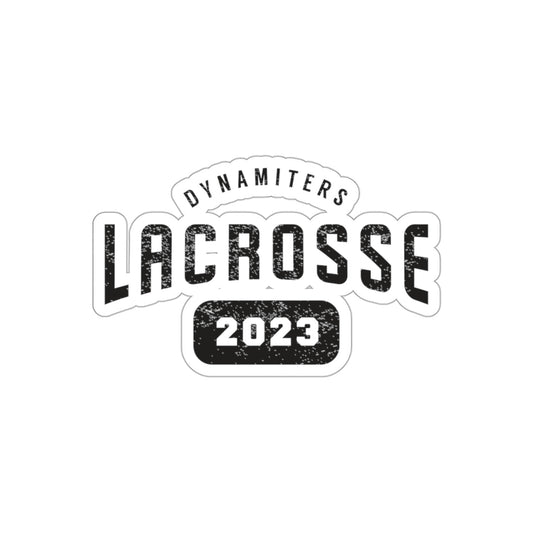 Glendale HS Lacrosse Die-Cut Stickers - Year