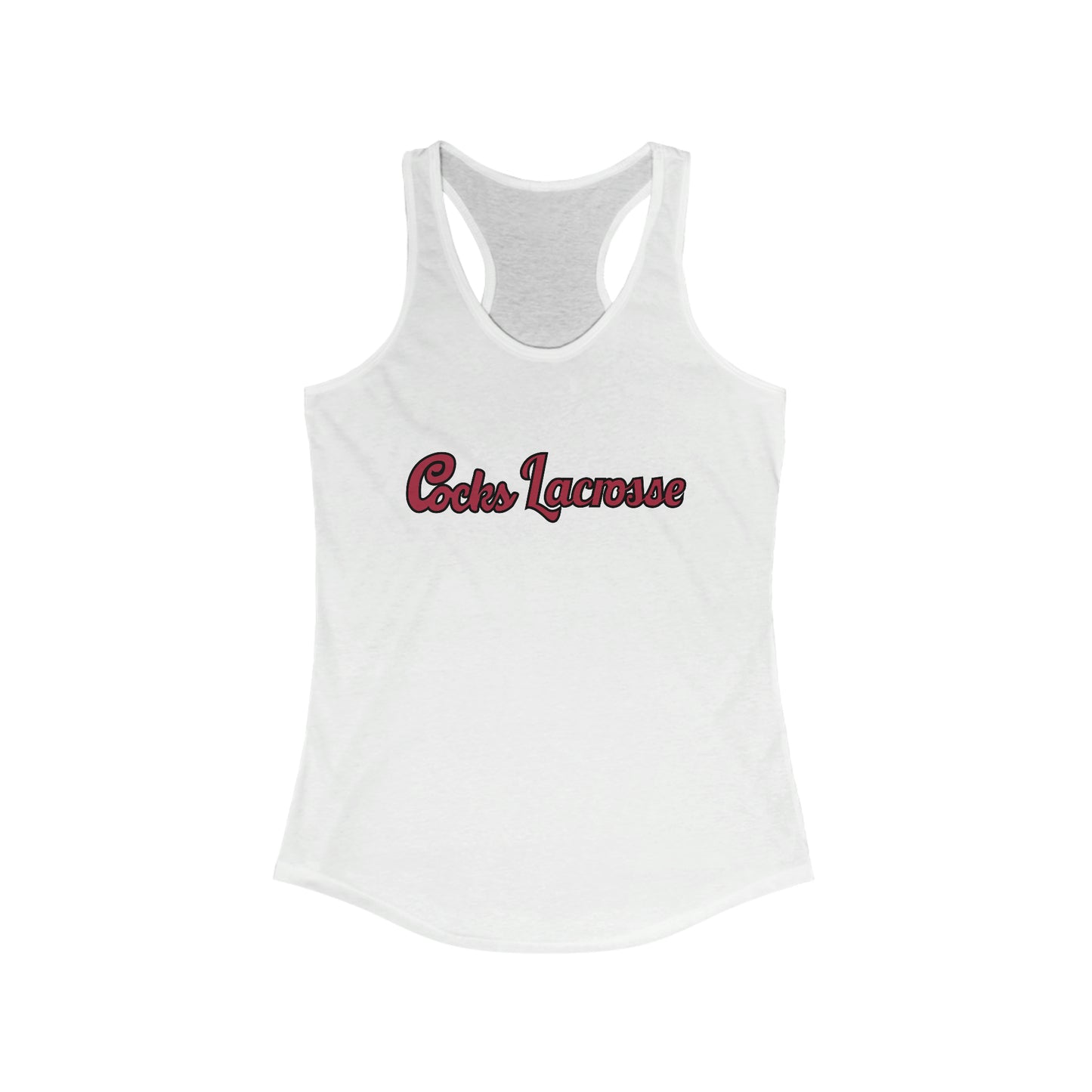 Women's Gamecocks Lacrosse Next Level Racerback Tank