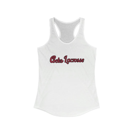 Women's Gamecocks Lacrosse Next Level Racerback Tank