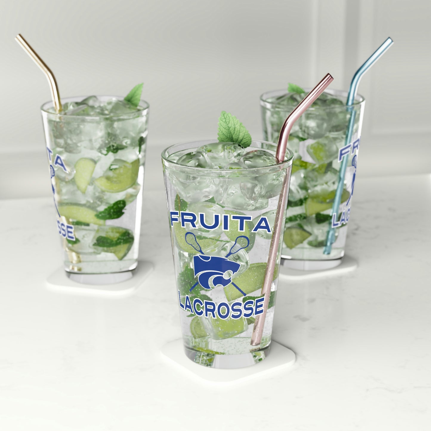 Fruita Lacrosse Pint Glass