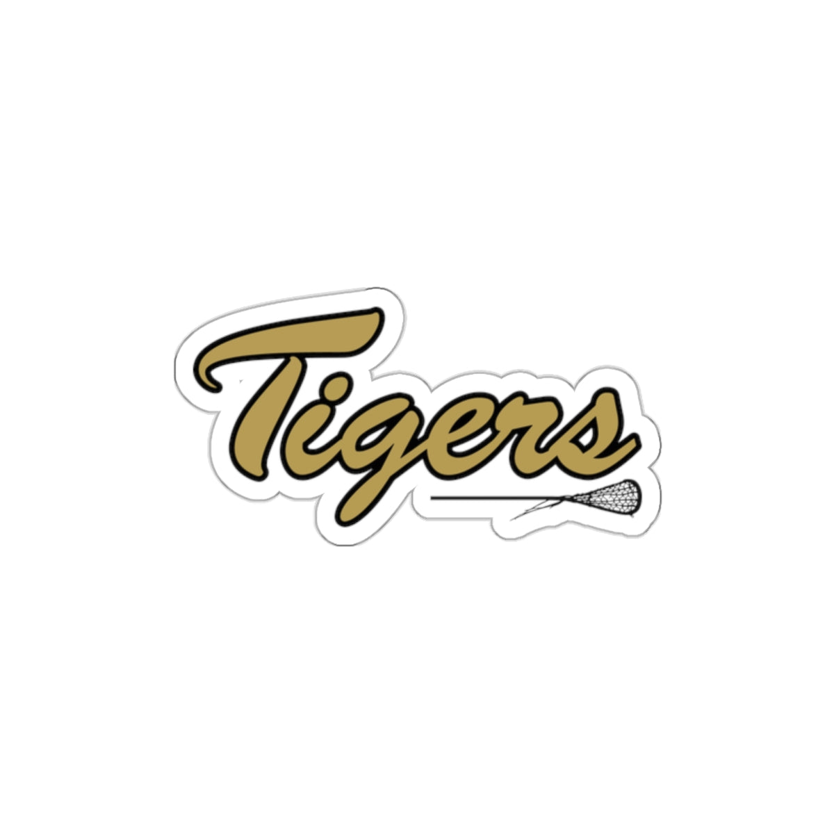 Drip Tigers Lacrosse Die-Cut Stickers