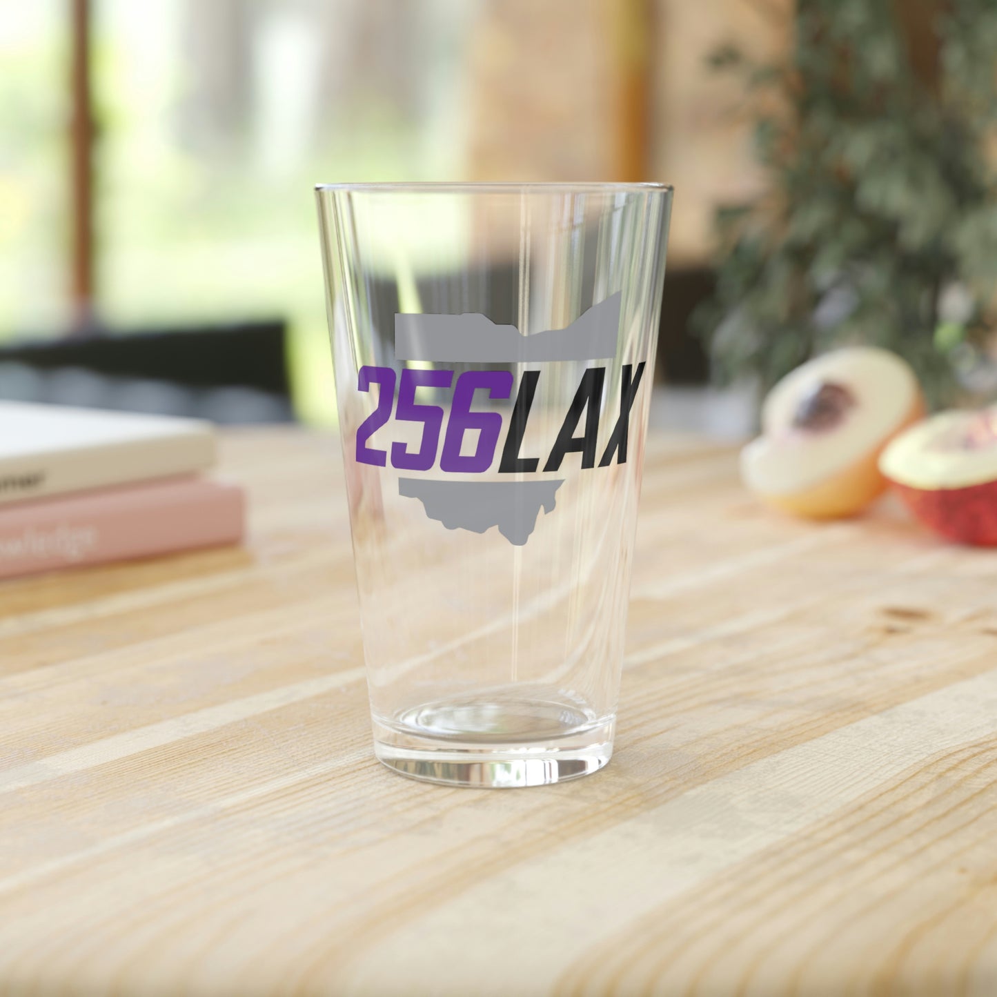 256 LAX Pint Glass - 16oz