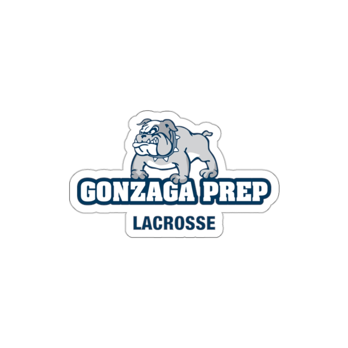 Gonzaga Prep Lacrosse Die-Cut Stickers