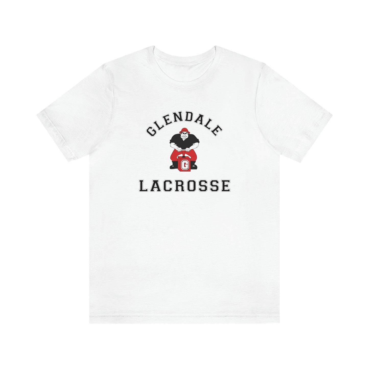 Adult Glendale HS Lacrosse Bella + Canvas Short Sleeve Cotton Tee