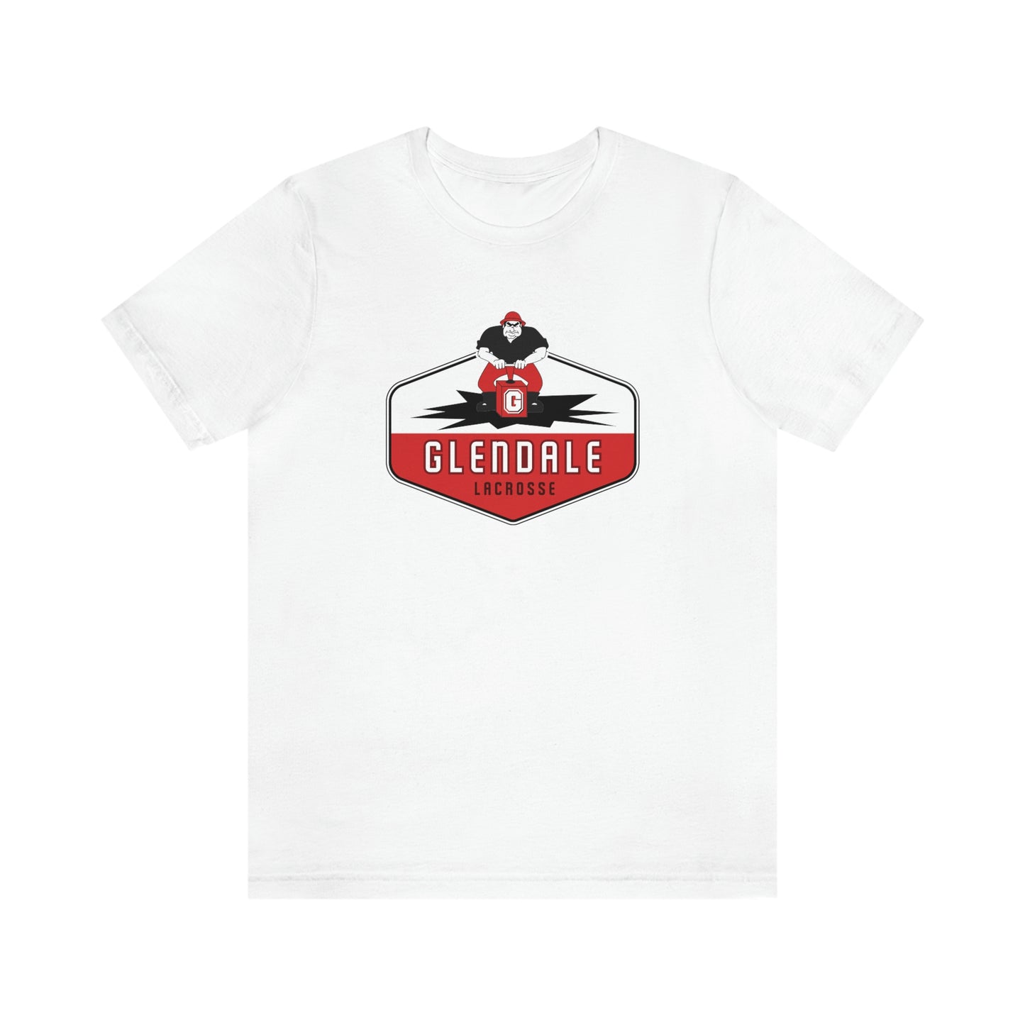 Adult Glendale HS Lacrosse Bella + Canvas Short Sleeve Cotton Tee