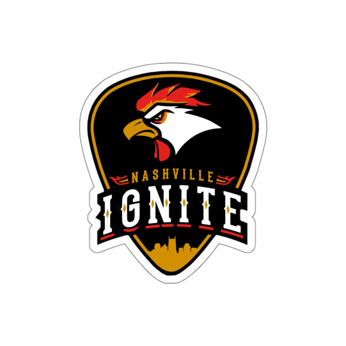 Nashville Ignite Die-Cut Sticker
