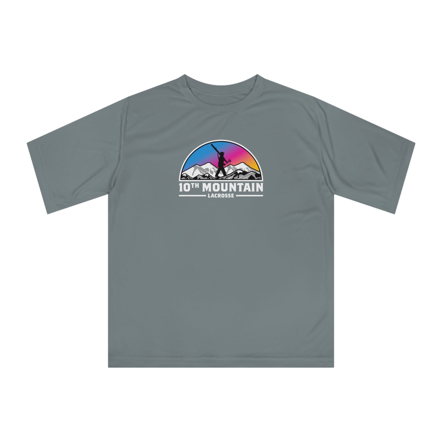 Adult 10th Mountain Lacrosse Team 365 Performance T-shirt