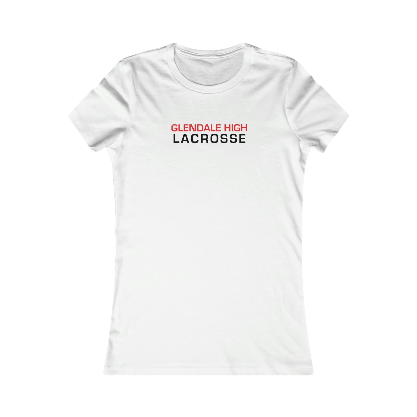 Women's Glendale HS Lacrosse Bella + Canvas Short Sleeve Cotton Tee