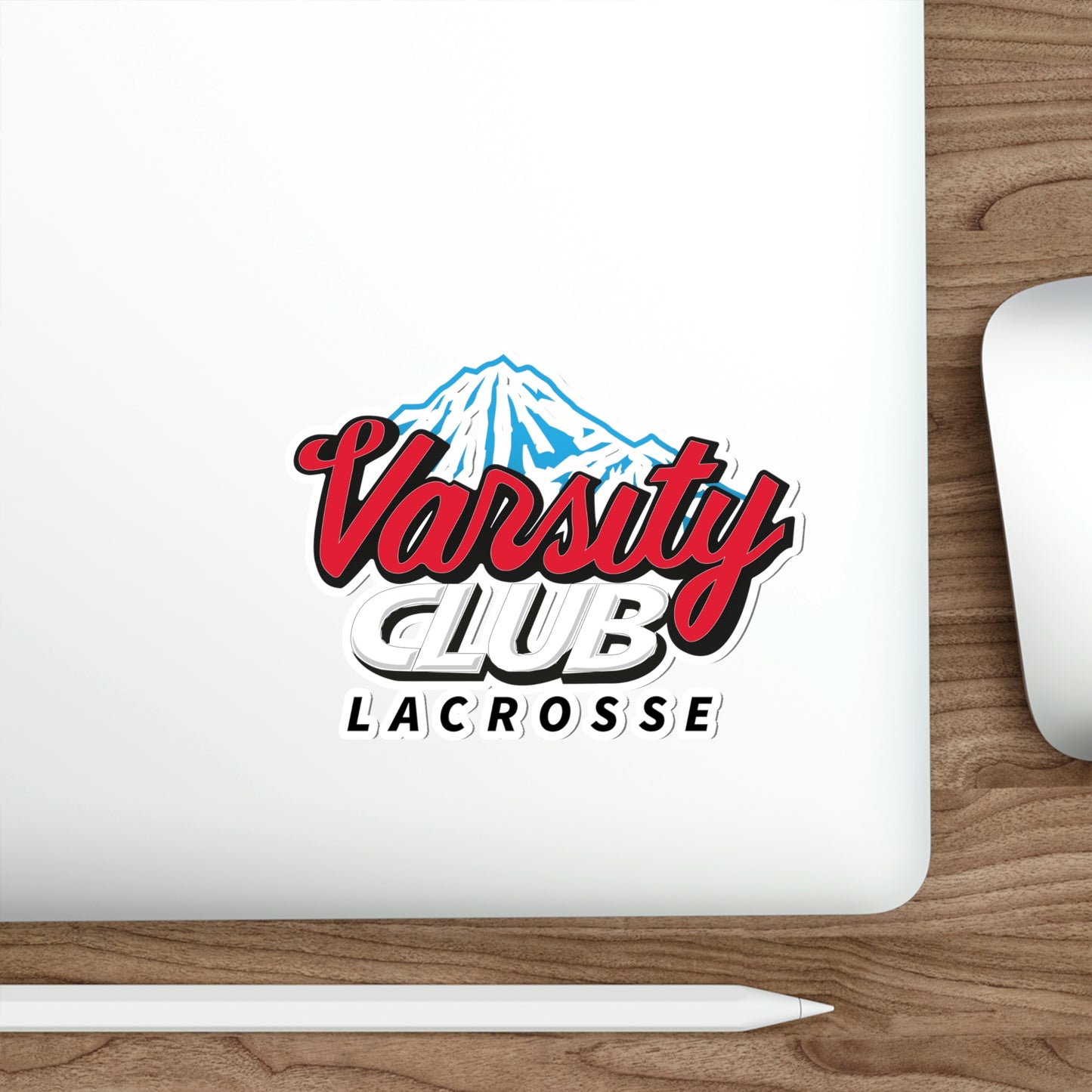 Varsity Club Lacrosse Die-Cut Stickers