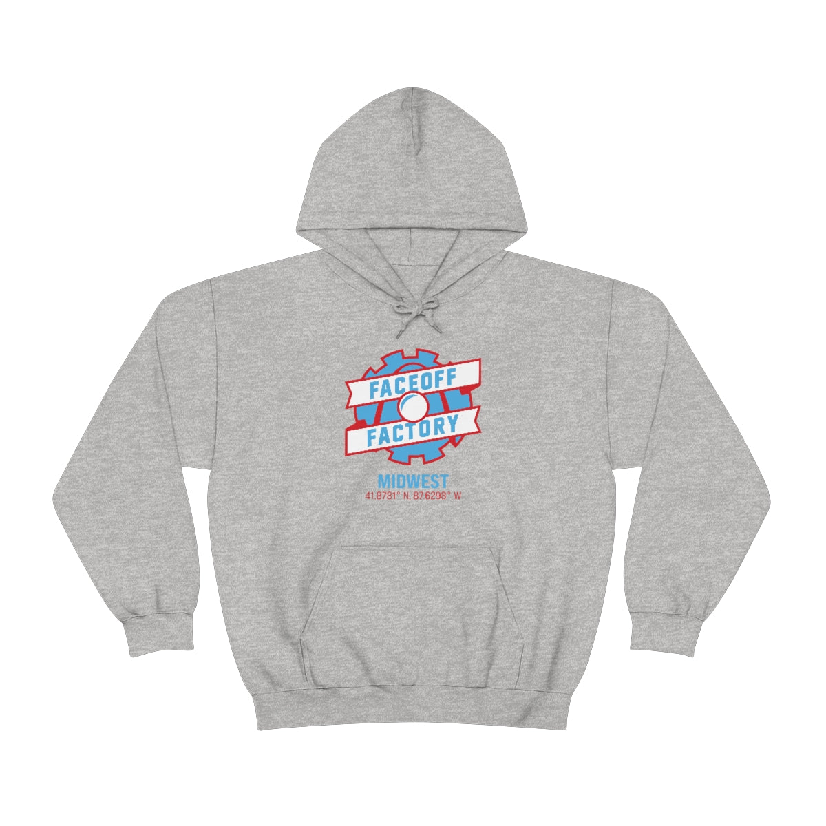 Adult Faceoff Factory Gildan Heavy Blend™ Hooded Sweatshirt - Midwest