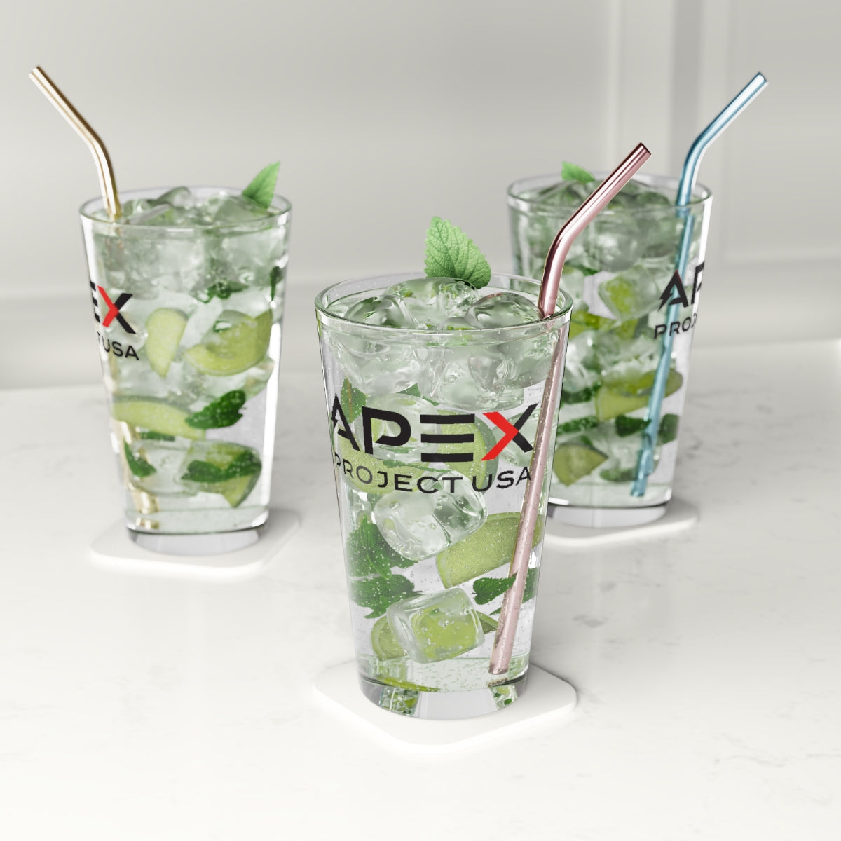 Apex Project USA Pint Glass - 16oz