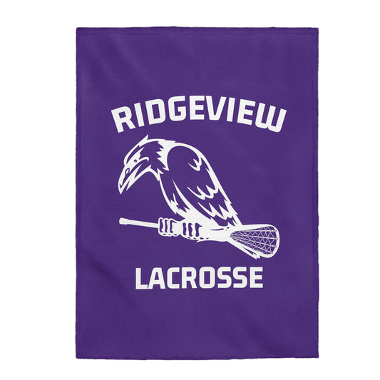 Ridgeview Lacrosse Velveteen Plush Blanket