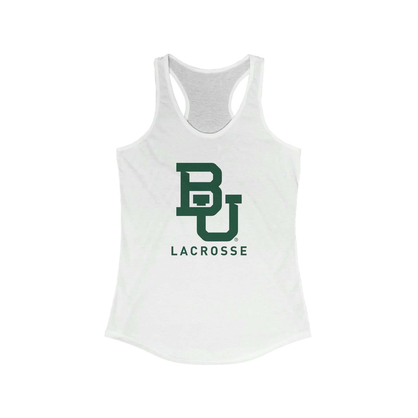 Women's Baylor Lacrosse Next Level Racerback Tank