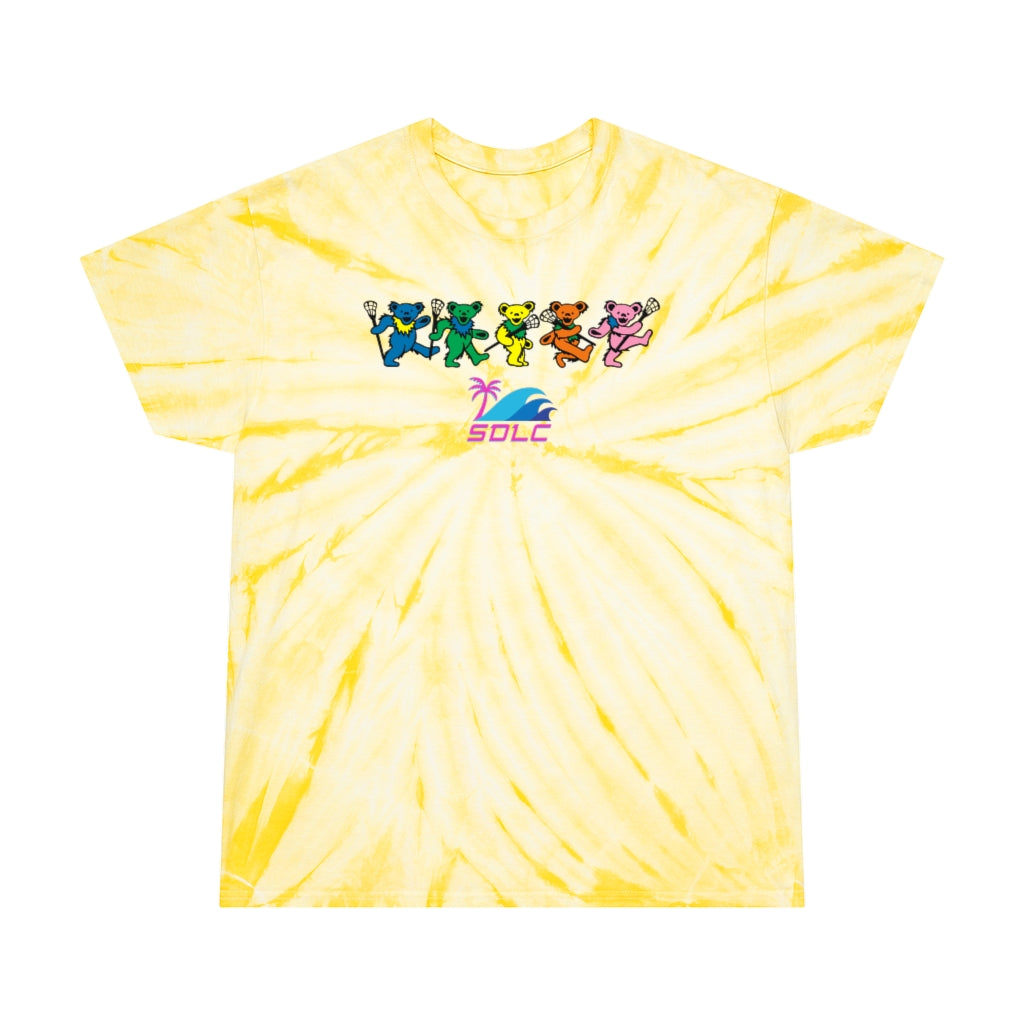 Unisex Tie-Dye Dancing Bear Tee